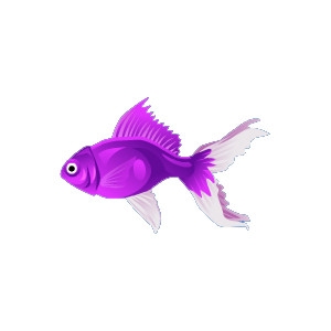 Purple Goldfish